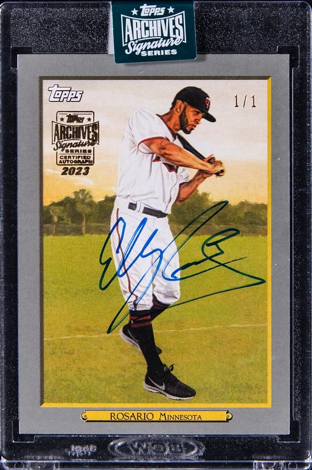 2023 Topps Archives Signature Series Eddie Rosario #TR-54 card image
