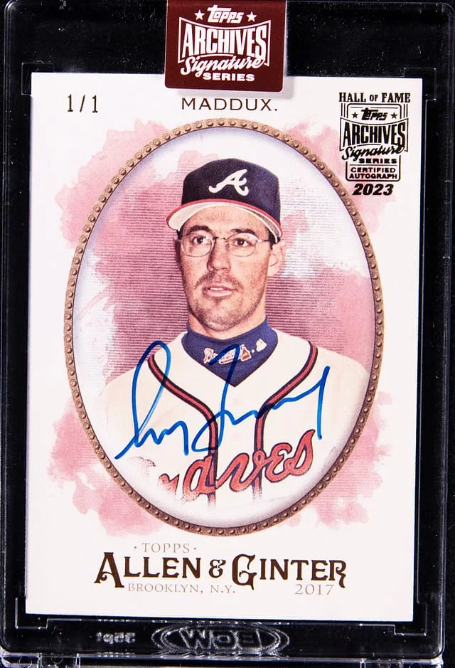 2023 Topps Archives Signature Series Greg Maddux #78 card image