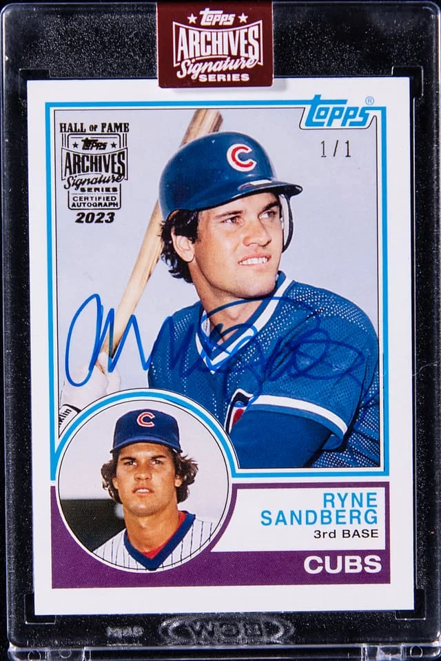 2023 Topps Archives Signature Series Ryne Sandberg #83 card image