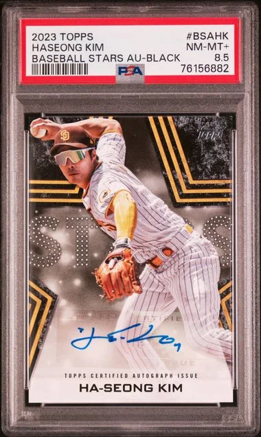2023 Topps Baseball Haseong Kim Stars Autographs #BSAHK card image