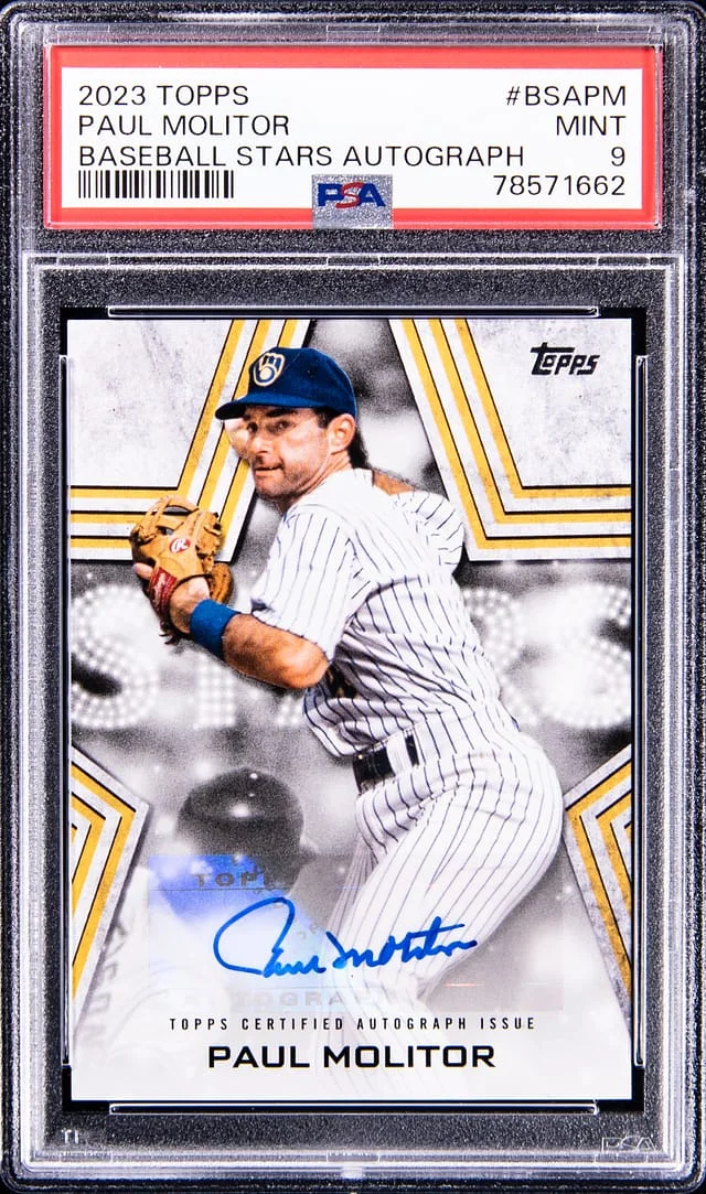 2023 Topps Baseball Paul Molitor Stars Autograph #BSAPM card image
