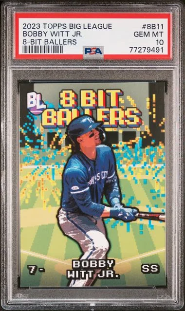 2023 Topps Big Bobby Witt Jr. League 8-Bit Ballers #8B11 card image
