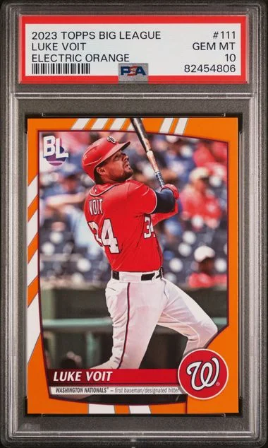 2023 Topps Big Luke Voit League Electric Orange #111 card image