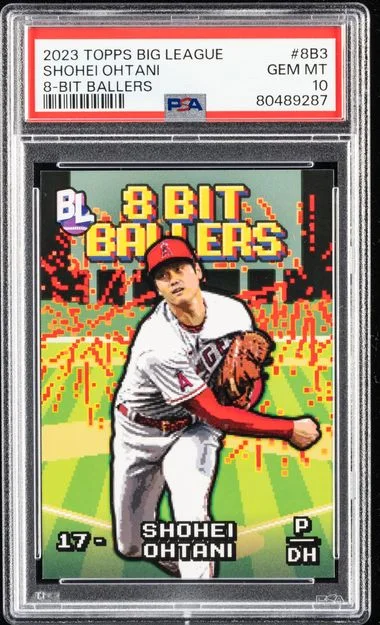2023 Topps Big Shohei Ohtani League 8-Bit Ballers #8B3 card image