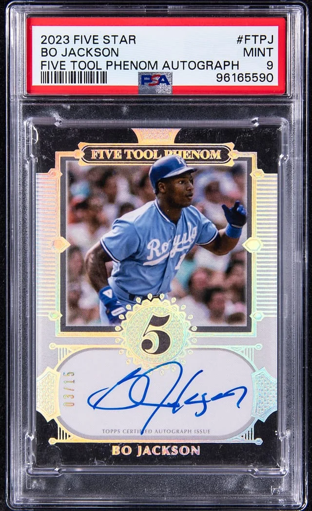 2023 Topps Bo Jackson Five Star Five Tool Phenom Autograph #FTPJ card image