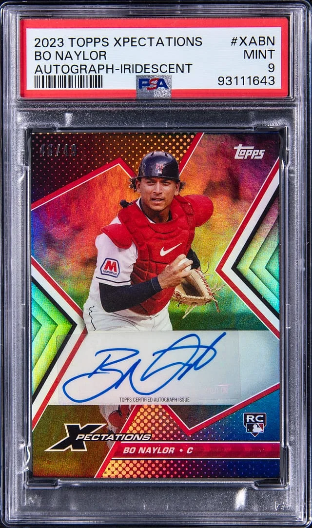 2023 Topps Bo Naylor Xpectations Autograph Iridescent #XA-BN card image