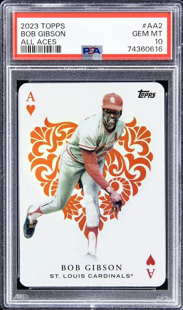 2023 Topps Bob Gibson All Aces #AA-2 card image