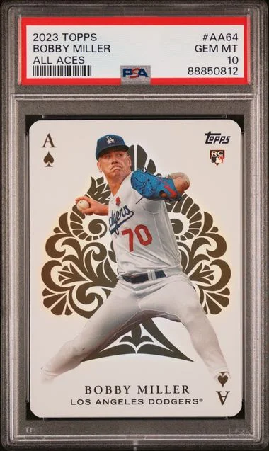 2023 Topps Bobby Miller All Aces Update #AA64 card image