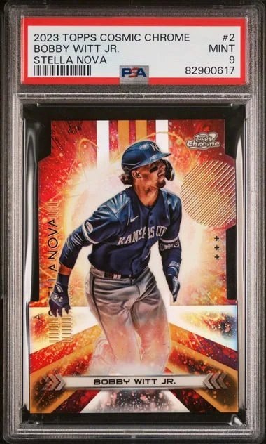 2023 Topps Bobby Witt Jr. Cosmic Chrome Stella Nova #2 card image