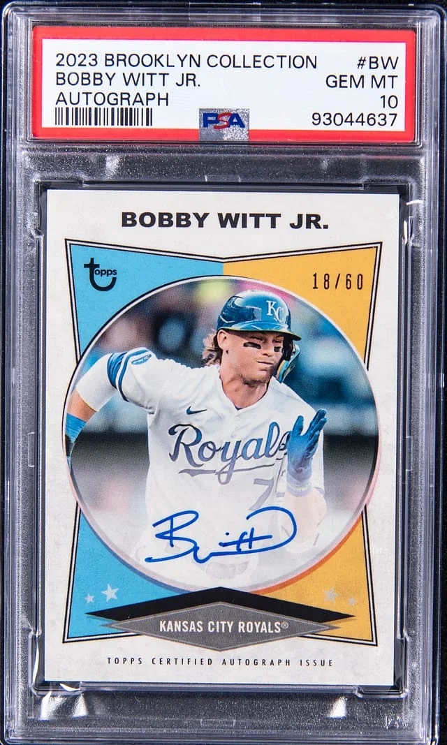 2023 Topps Bobby Witt Jr Brooklyn Collection Autograph #AC-BW card image