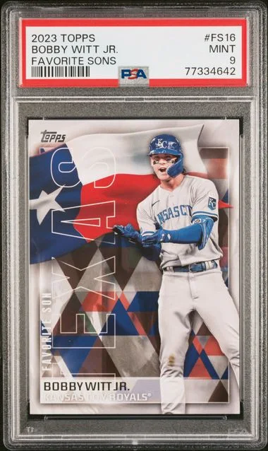 2023 Topps Bobby Witt Jr. Favorite Sons #FS-16 card image