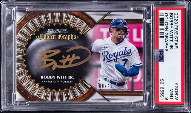 2023 Topps Bobby Witt Jr. Five Star Golden Graphs #GGBW card image