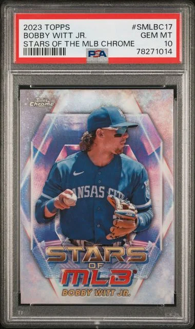 2023 Topps Bobby Witt Jr. Stars Of The MLB Chrome #SMLBC17 card image