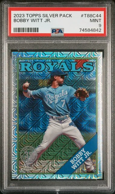 2023 Topps Bobby Witt Jr. Silver Pack 1988 Chrome Promo #T88C-44 card image