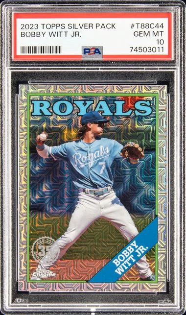 2023 Topps Bobby Witt Jr. Silver Pack 1988 Chrome Promo #T88C44 card image