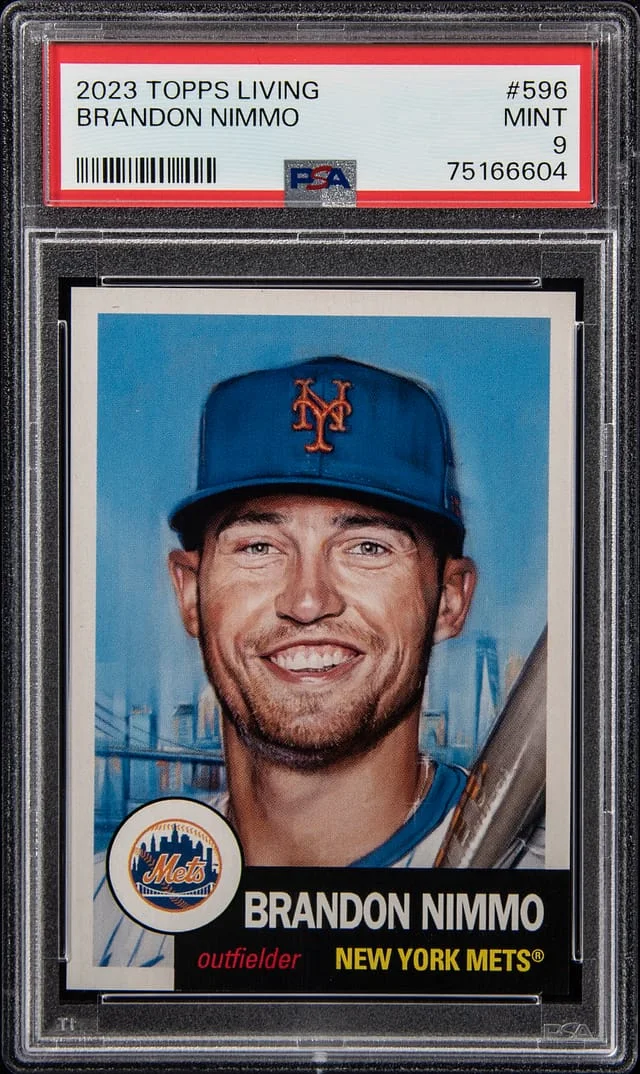 2023 Topps Brandon Nimmo Living #596 card image