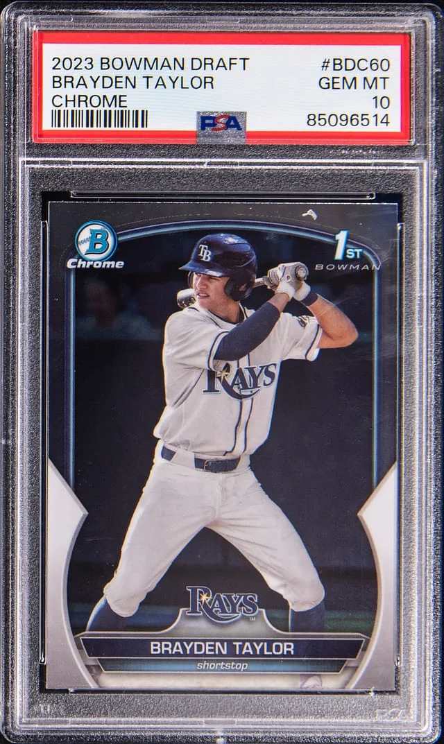 2023 Topps Brayden Taylor Bowman Draft Chrome #BDC-60 card image