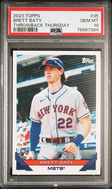 2023 Topps Brett Baty Throwback Thursday #35 card image