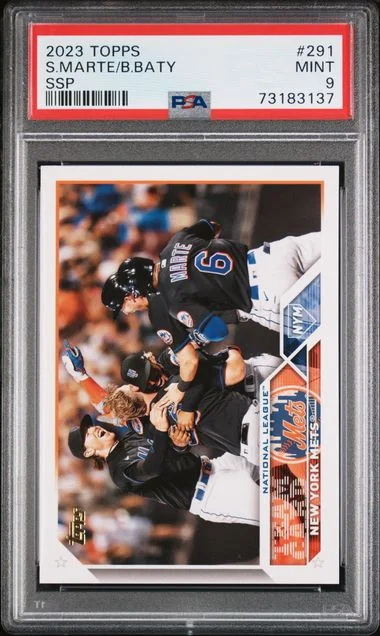 2023 Topps Brett Baty/Starling Marte SSP #291 card image