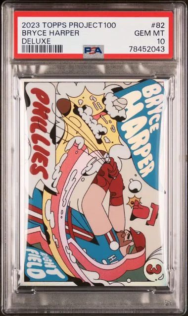 2023 Topps Bryce Harper Project100 Deluxe #82 card image
