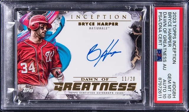 2023 Topps Bryce Harper Inception Dawn of Greatness #IDG-BH card image