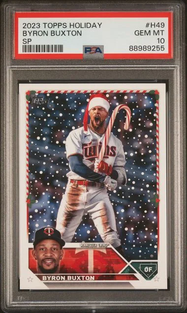 2023 Topps Byron Buxton Holiday SP #H49 card image