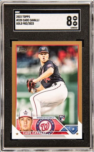 2023 Topps Cade Cavalli Gold #320 card image