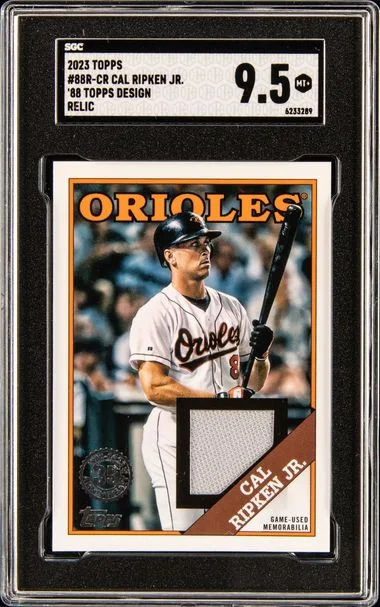 2023 Topps Cal Ripken Jr. 88 Topps Design Relics #88R-CR card image