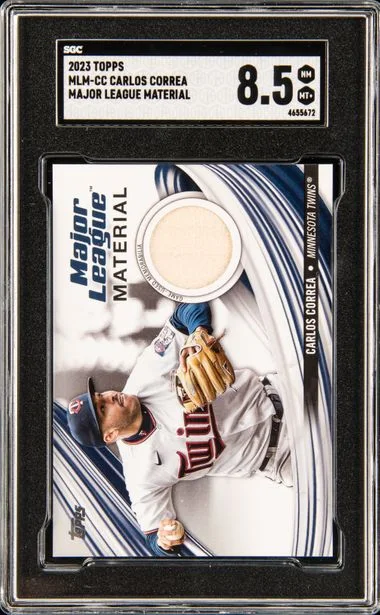2023 Topps Carlos Correa Game-Used Major League Material #MLM-CC card image