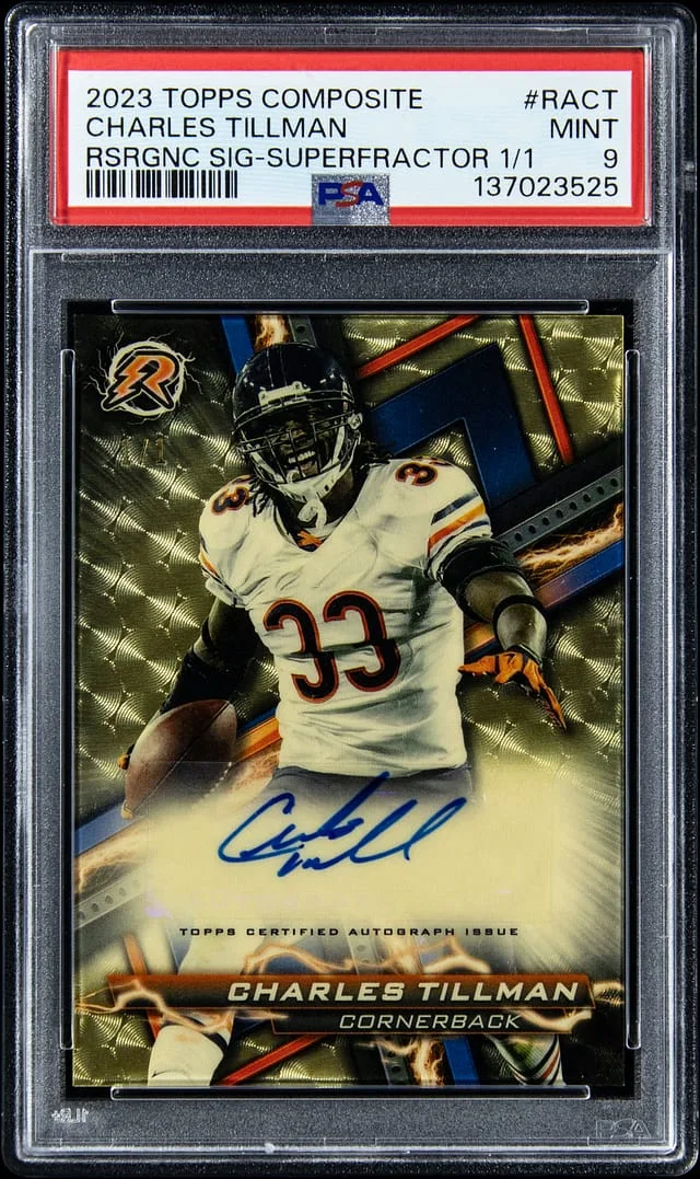 2023 Topps Charles Tillman Composite Resurgence Signatures SuperFractor #RA-CT card image