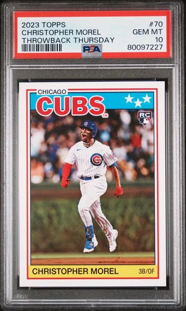 2023 Topps Christopher Morel Throwback Thursday #70 card image
