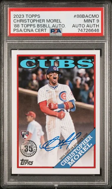2023 Topps Christopher Morel 1988 Topps Baseball Autographs #88BA-CMO card image
