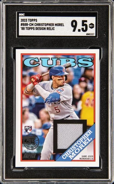 2023 Topps Christopher Morel Game-Used 88 Topps Design Relics #88R-CM card image