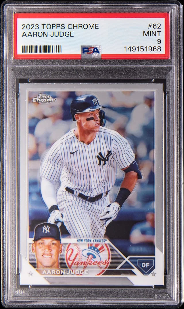 2023 Topps Chrome Aaron Judge #62 card image