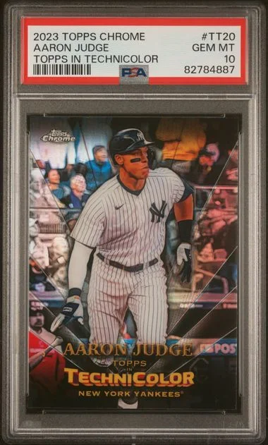 2023 Topps Chrome Aaron Judge Topps In Technicolor #TT20 card image
