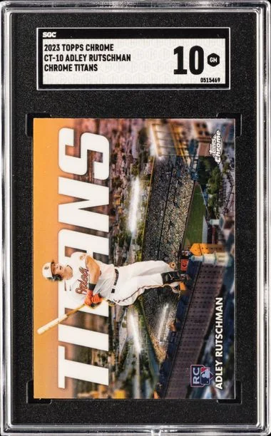 2023 Topps Chrome Adley Rutchman Titans #Ct-10 card image