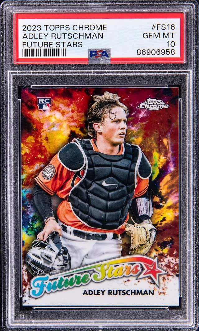 2023 Topps Chrome Adley Rutschman Future Stars #FS-16 card image