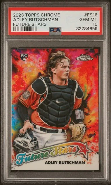 2023 Topps Chrome Adley Rutschman Future Stars #FS16 card image
