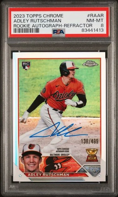 2023 Topps Chrome Adley Rutschman Autograph #RAAR card image