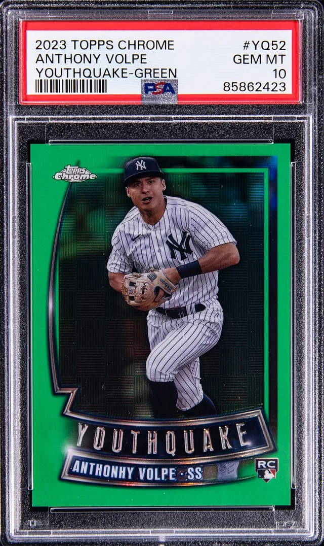 2023 Topps Chrome Anthony Volpe Youthquake #YQ52 card image