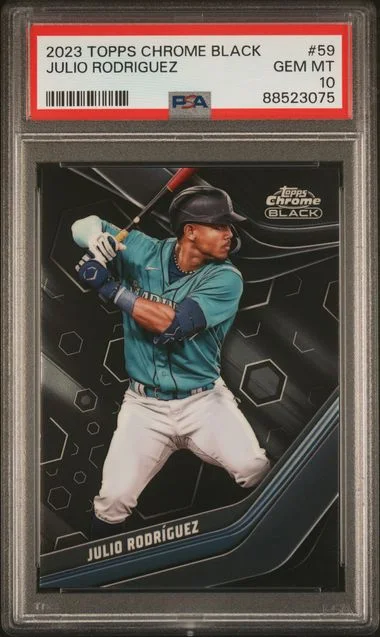 2023 Topps Chrome Black Julio Rodriguez #59 card image