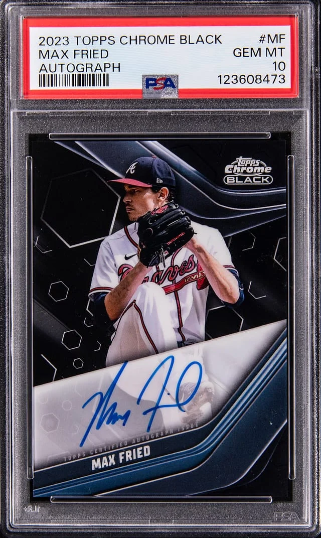 2023 Topps Chrome Black Max Fried Autograph #CBA-MF card image