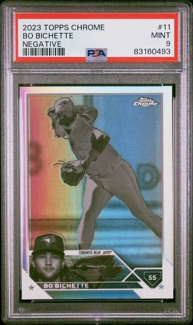2023 Topps Chrome Bo Bichette Negative #11 card image
