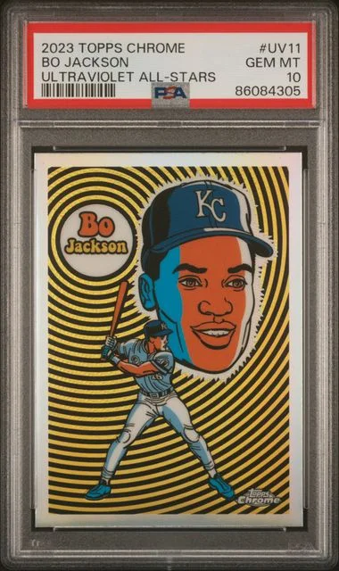 2023 Topps Chrome Bo Jackson Ultraviolet All-Stars #UV11 card image