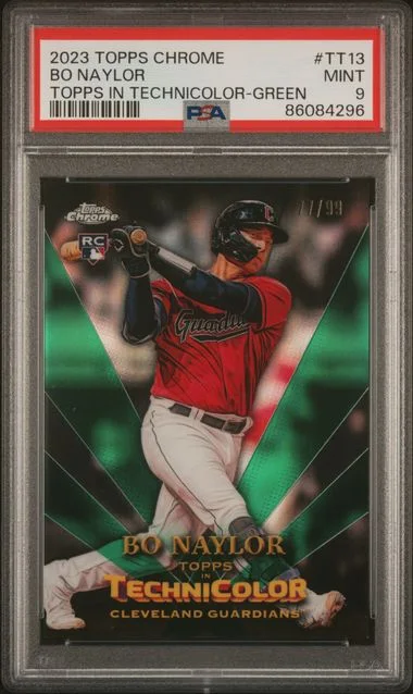 2023 Topps Chrome Bo Naylor Topps In Technicolor Green #TT13 card image