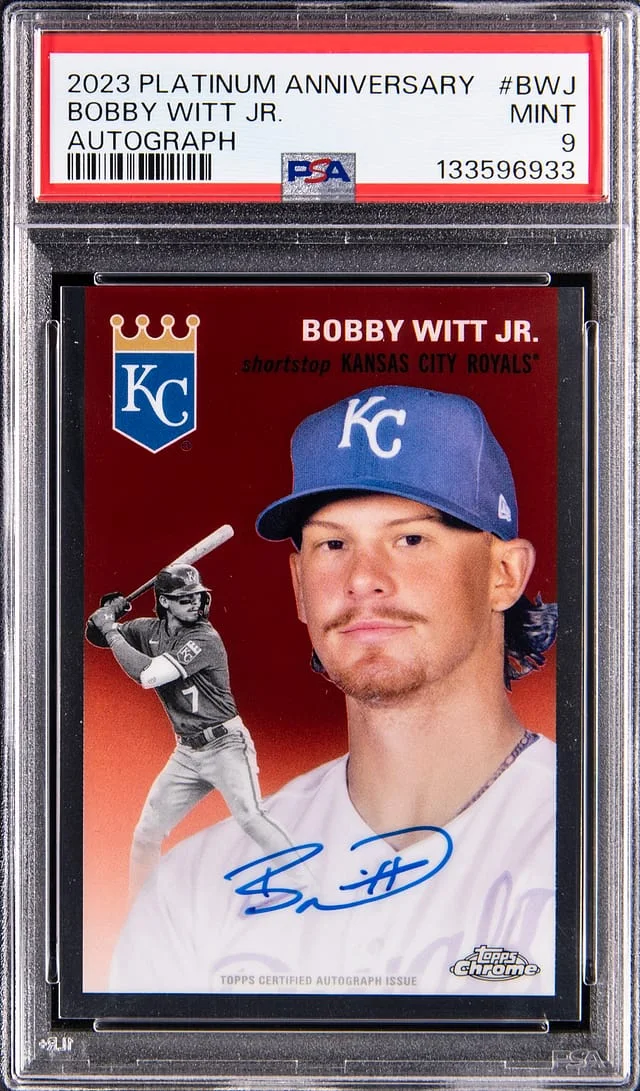 2023 Topps Chrome Bobby Witt Jr. Autograph #CPA-BWJ card image