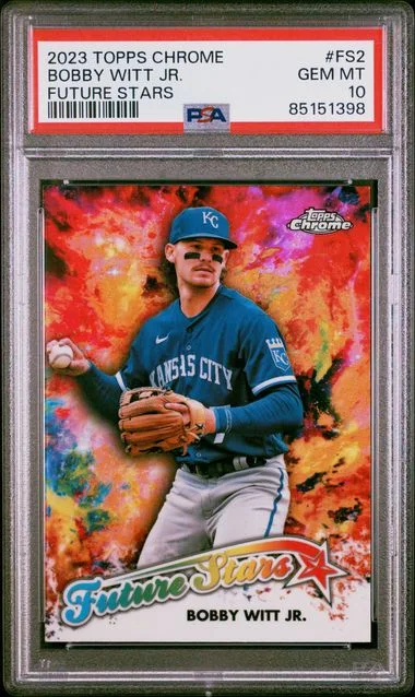 2023 Topps Chrome Bobby Witt Jr. Future Stars #FS2 card image