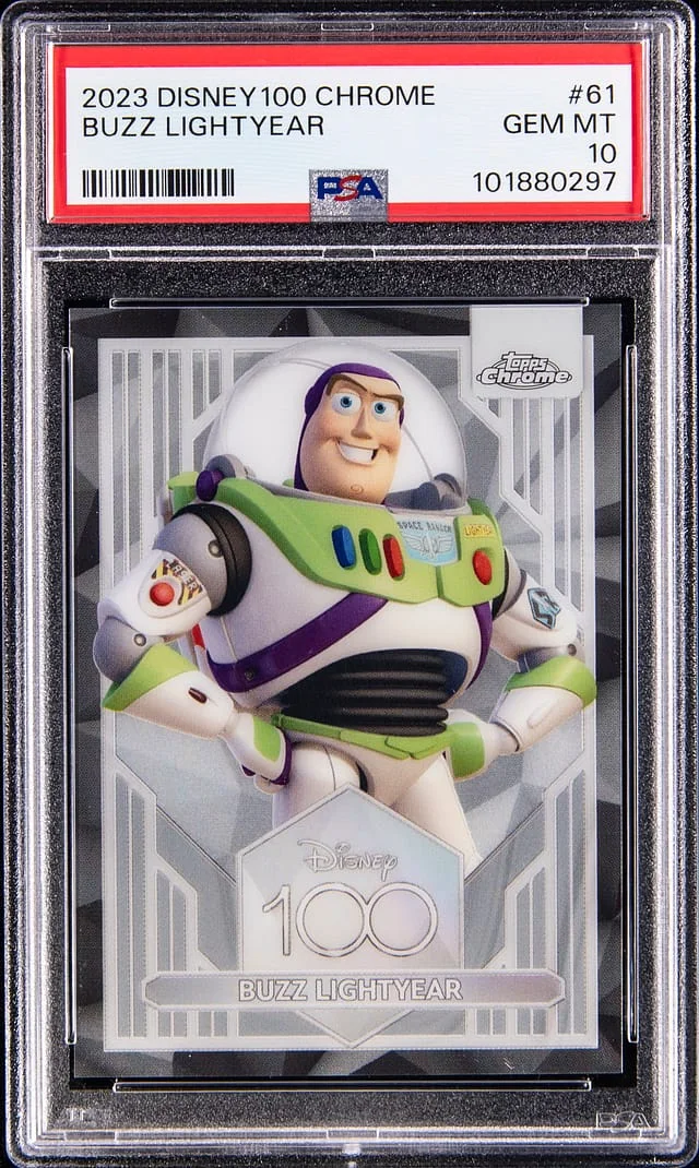 2023 Topps Chrome Buzz Lightyear Disney 100 Green #61 card image