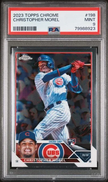 2023 Topps Chrome Christopher Morel Prism #198 card image