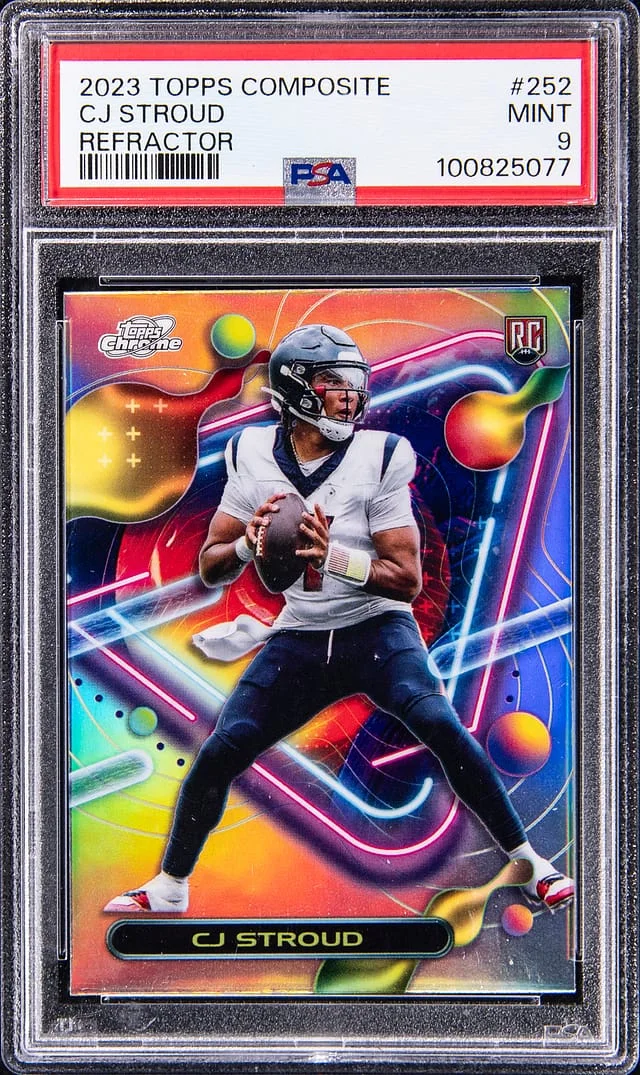 2023 Topps Chrome CJ Stroud Refractor #252 card image